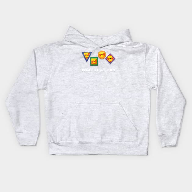 Come At Me, Bro Kids Hoodie by Heyday Threads